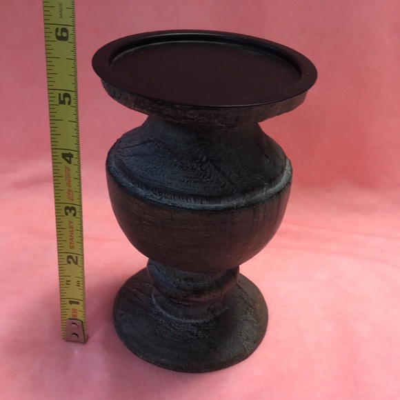 PartyLite Modern Rustic Pillar Holders Set of 2 - Picture 5 of 7